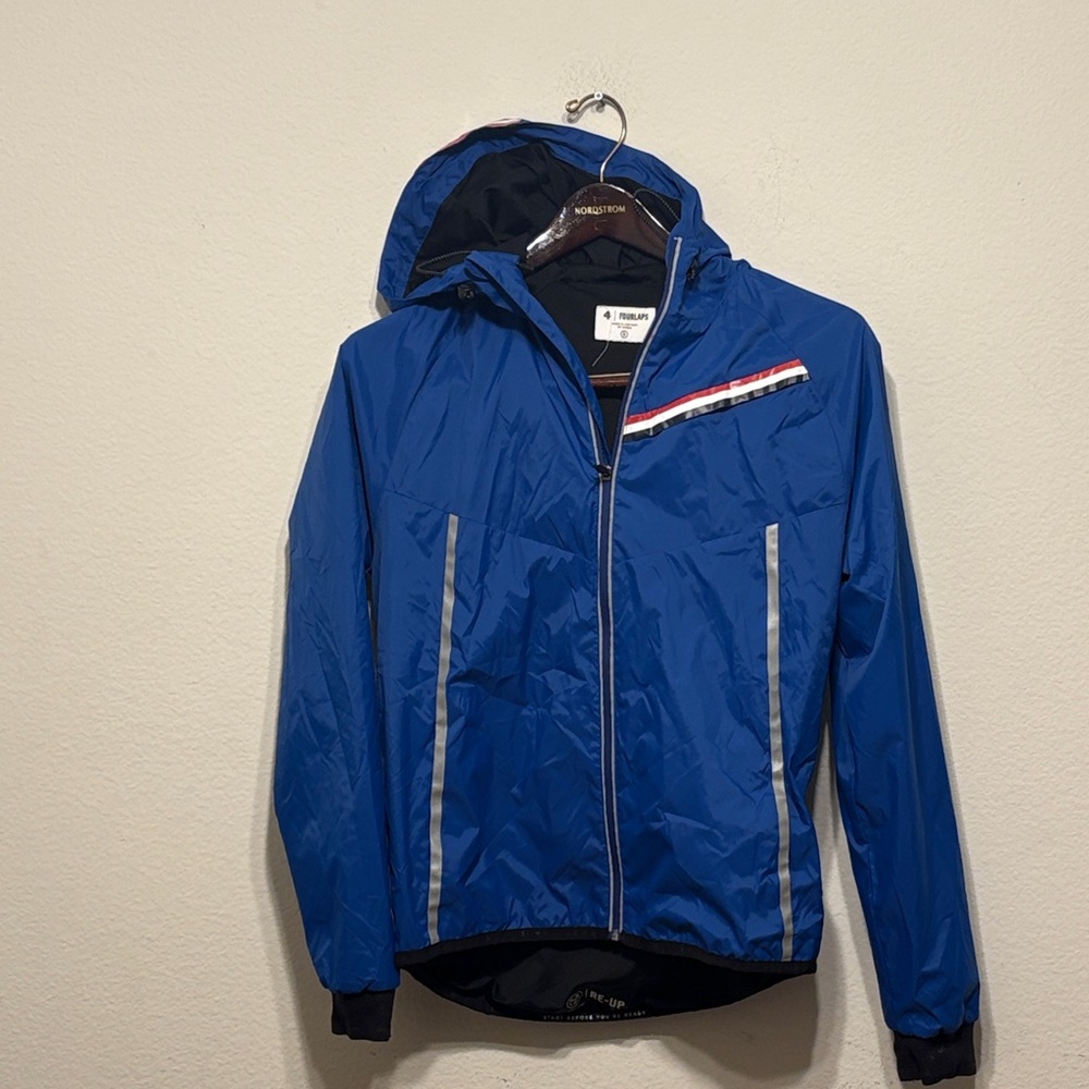 Men's Blue Windbreaker Jacket